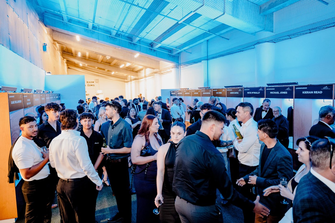 Crowd gathered at a BRAVA event activation
